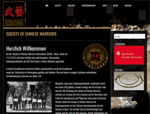 Tablet Screenshot of chinese-warriors.com
